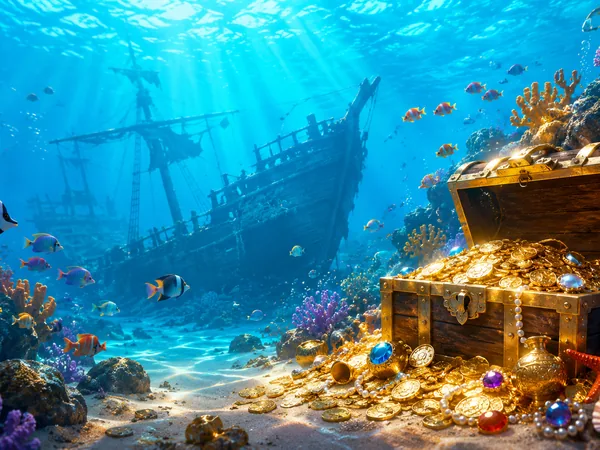 Pirate Fishing underwater scene